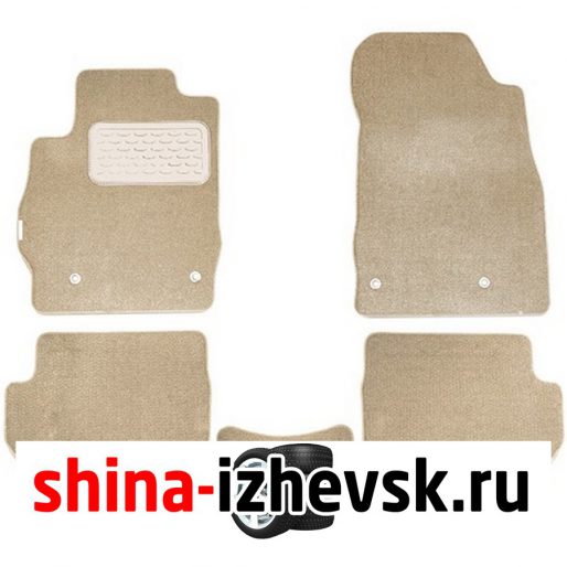 Коврик Autofamily коврик в салон текстильный бежевый для KIA Picanto II 3D 2011- в Ижевске